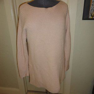 VINCE CAMUTO Women's Light Tan Pullover Long-sleeve Sweater Size L
